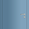 Межкомнатная дверь Капель Classic ПВХ гладкая моноколор пастельно-голубой 5024 нестандартная